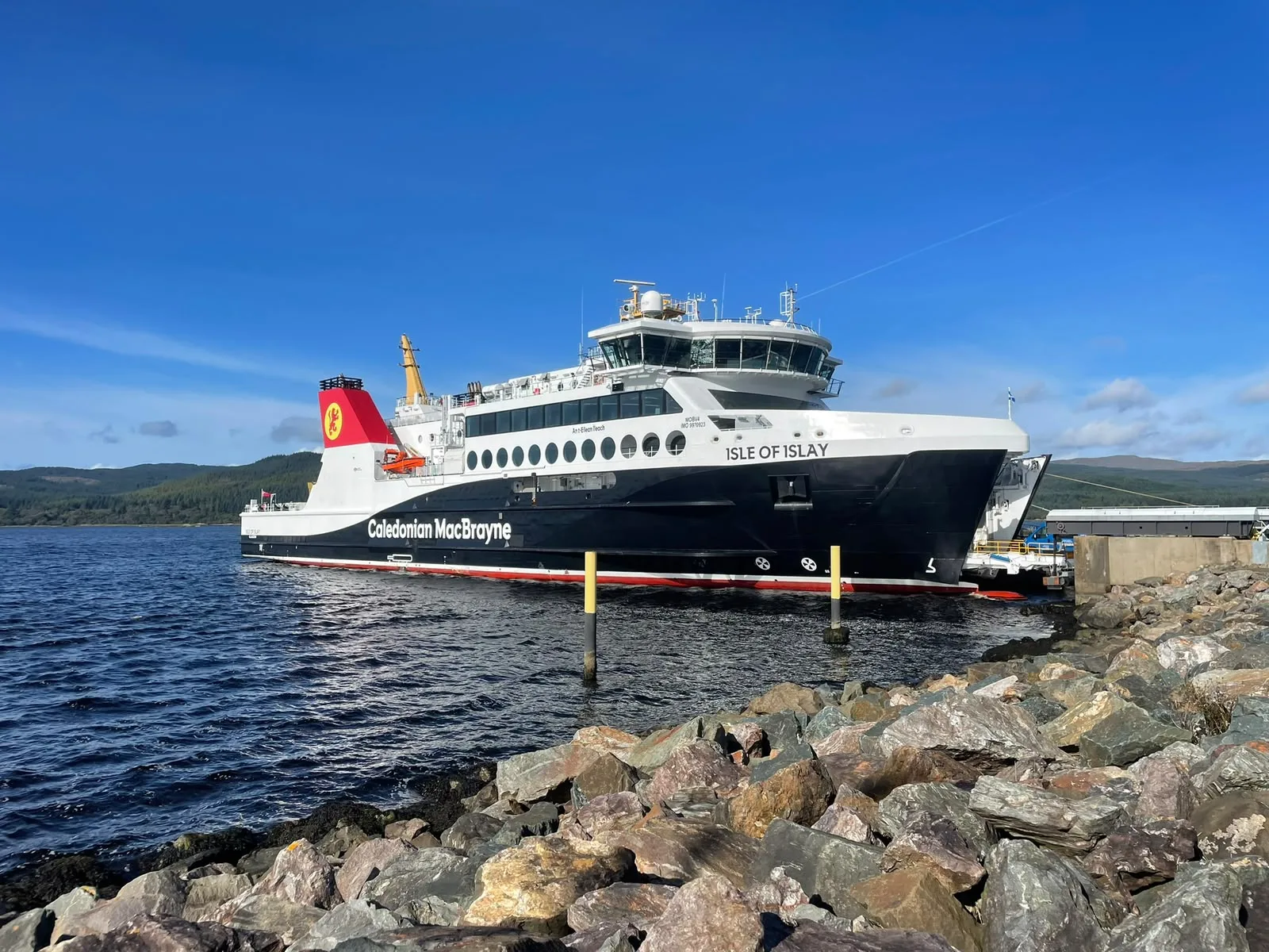 CalMac ferry MV Isle of Islay at Kennacraig