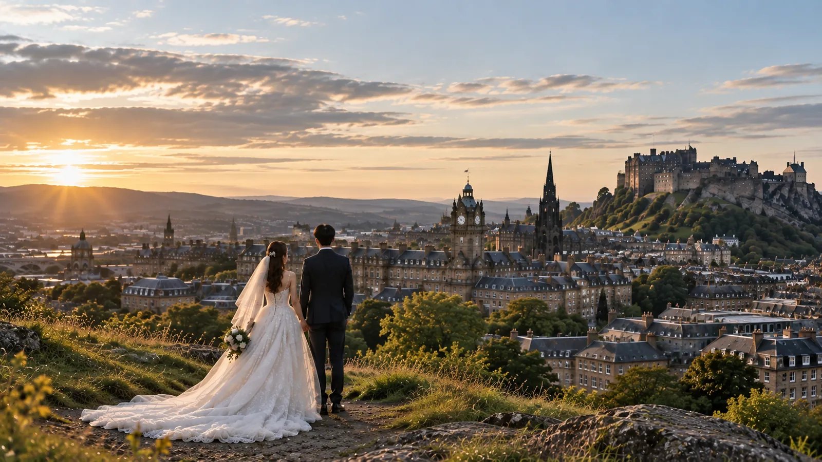 Pre-wedding photoshoot in Scotland